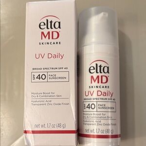 EltaMD UV Daily SPF 40 Face Sunscreen - White and Red